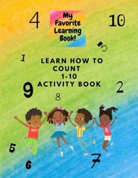 Paperback Learn How to Count 1-10 Activity Book