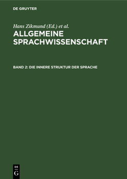Hardcover Die Innere Struktur Der Sprache [German] Book
