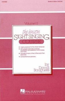 Paperback The Jenson Sight Singing Course (Vol. II) Book