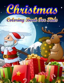 Paperback Christmas Coloring Book For Kids: 50 Christmas Coloring Pages for Kids Book