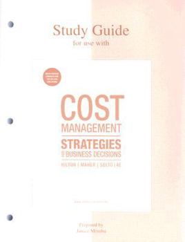 Paperback Cost Management: Strategies for Business Decisions Book
