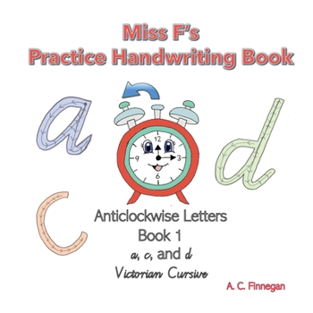Paperback Miss F's Practice Handwriting Book 1 Book