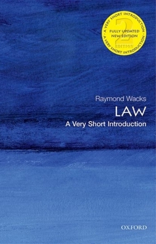 Paperback Law: A Very Short Introduction Book