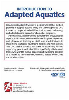 DVD Introduction to Adapted Aquatics Book