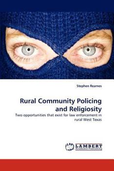 Paperback Rural Community Policing and Religiosity Book