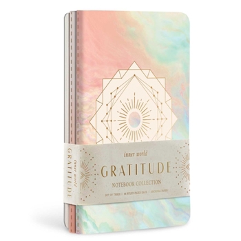 Paperback Gratitude Sewn Notebook Collection (Set of 3) Book