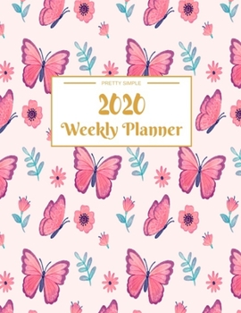 Weekly Planner 2020: Year At A Glance And Vertical Dated Pages | 8.5 x 11 inches 120 pages