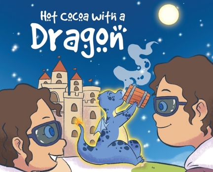 Hardcover Hot Cocoa with a Dragon [Large Print] Book