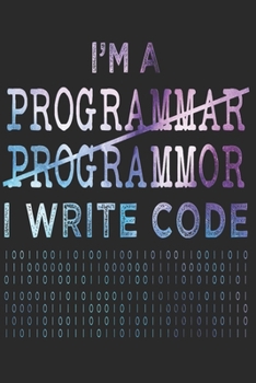 PROGRAMMER: Programmer Notebook The perfect gift idea for programmers or IT enthusiasts. The paperback has 120 white pages with dot matrix that assist you in writing or sketching.