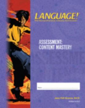 Paperback Language! The Comprehensive Literacy Curriculum - Assessment: Content Mastery Book