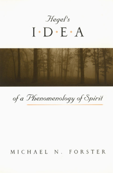 Paperback Hegel's Idea of a Phenomenology of Spirit Book