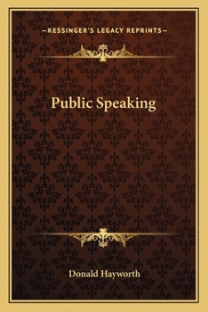 Paperback Public Speaking Book