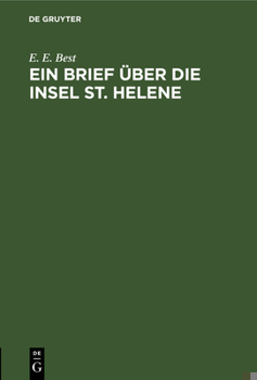 Hardcover Ein Brief über die Insel St. Helene [German] Book