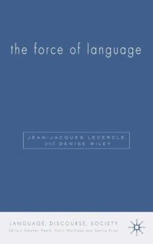 Hardcover The Force of Language Book