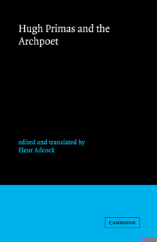 Hardcover Hugh Primas and the Archpoet Book