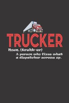 Paperback Trucker: Notebook (120 pages, ruled paper) Book