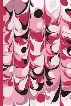 Paperback Notes: A Blank Isometric Graph Paper Notebook with Raspberry Pink Marbled Cover Art Book