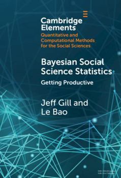 Hardcover Bayesian Social Science Statistics Book