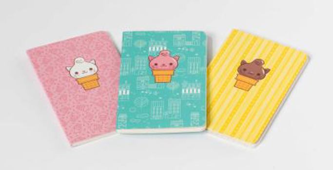 Paperback Kitty Cones Pocket Notebook Collection (Set of 3) Book