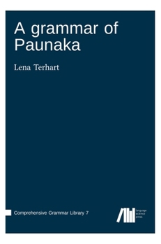 Hardcover A grammar of Paunaka Book
