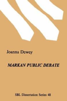 Paperback Markan Public Debate Book