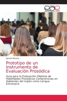 Paperback Prototipo de un Instrumento de Evaluación Prosódica [Spanish] Book
