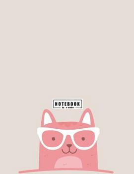 Notebook: Cute cat on grey cover and Dot Graph Line Sketch pages, Extra large (8.5 x 11) inches, 110 pages, White paper, Sketch, Draw and Paint