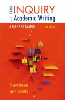 Paperback From Inquiry to Academic Writing: A Text and Reader Book