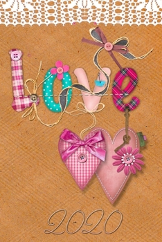 Love 2020: Your personal organizer 2020 with cool pages of life | personal organizer 2020 | weekly and monthly calendar for 2020 in handy pocket size 6x9" with sweet sewing motif