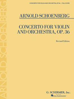 Paperback Concerto for Violin and Orchestra, Op. 36: Full Score (Revised Edition) Book