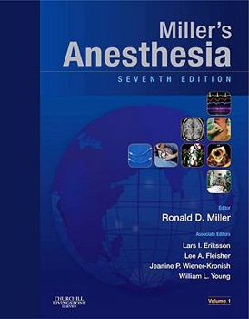 Hardcover Miller's Anesthesia 2 volume set: Expert Consult - Print, 7e Book