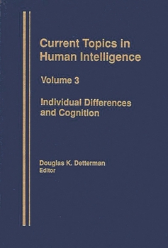 Hardcover Individual Differences and Cognition Book