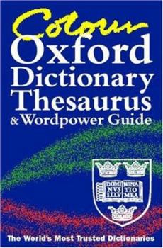 Paperback Color Oxford Dictionary, Thesaurus, and WordPower Guide Book