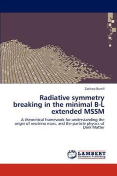 Paperback Radiative symmetry breaking in the minimal B-L extended MSSM Book