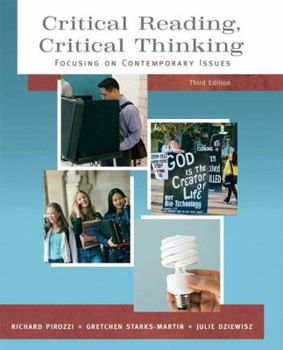 Paperback Critical Reading, Critical Thinking: Focusing on Contemporary Issues Book