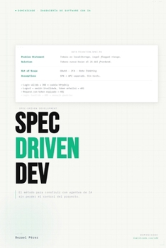 Spec Driven Development: Construa com IA sem perder o controle. (Portuguese Edition)