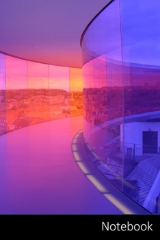 Notebook: Curve, Architettura, Design, Colore taccuino / agenda / quaderno delle annotazioni / diario / libro di scrittura / carnet /  zibaldone - 6 x ... x 22,86 cm), 150 pagine, superficie lucida.