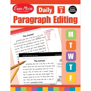 Paperback Daily Paragraph Editing, Grade 3 Teacher Edition Book