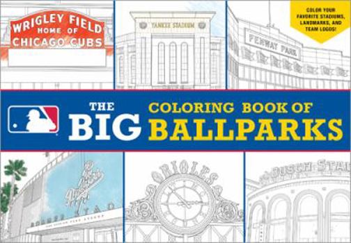 Paperback Major League Baseball: The Big Coloring Book of Ballparks Book