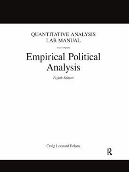 Paperback Empirical Political Analysis: Quantitative Analysis Lab Manual Book