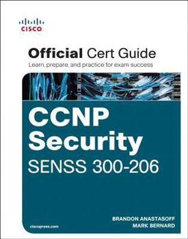 Hardcover CCNP Security Senss 300-206 Official Cert Guide Book