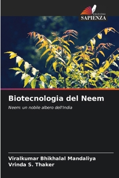 Paperback Biotecnologia del Neem [Italian] Book