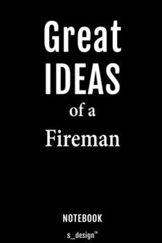 Notebook for Firemen / Fireman: awesome handy Note Book [120 blank lined ruled pages]