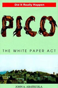 Hardcover Pico: The White Paper Act Book