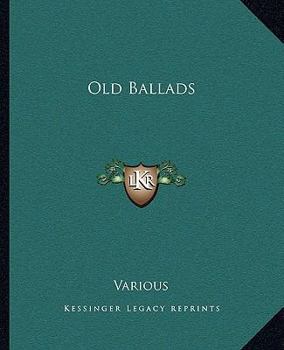 Paperback Old Ballads Book