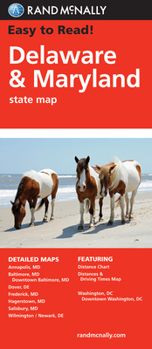 Map Rand McNally Delaware Maryland State Map Book