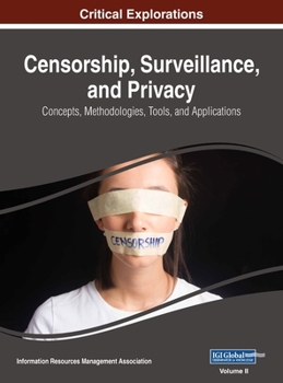 Hardcover Censorship, Surveillance, and Privacy: Concepts, Methodologies, Tools, and Applications, VOL 2 Book