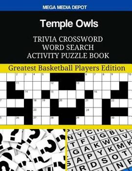 Temple Owls Trivia Crossword Word Search Activity Puzzle Book