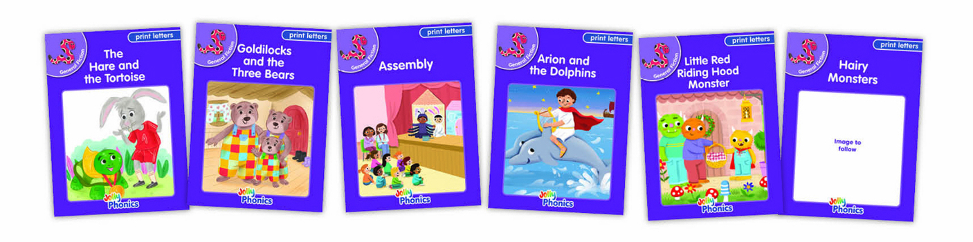 Core Purple General Fiction Readers (6 Books): In Print Letters (American English Edition)