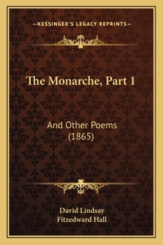 Paperback The Monarche, Part 1: And Other Poems (1865) Book